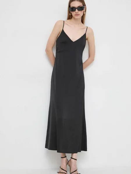 Сукня Ivy Oak maxi пряма чорний