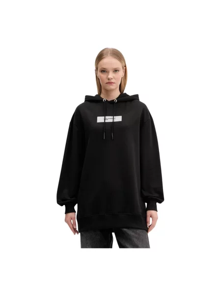Bluza z kapturem Karl Lagerfeld z kapturem czarna