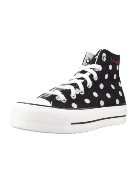 Pantofi Converse cu buline cu platformă negru