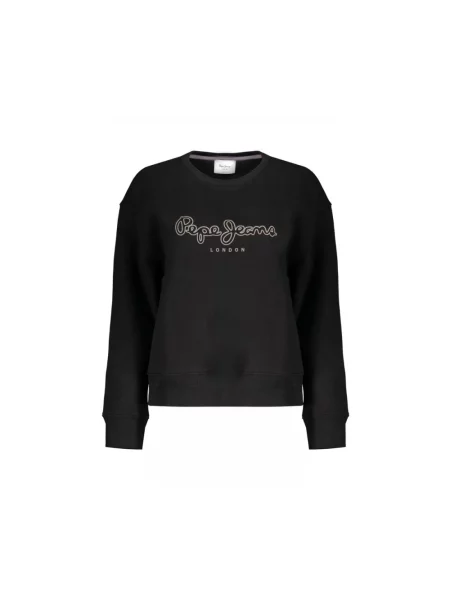 Bluza Pepe Jeans z nadrukiem czarna