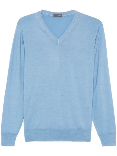 Cămașă Drumohr de lână albastru