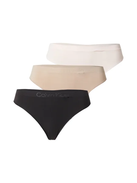 Calvin Klein Underwear tangá dámske béžová