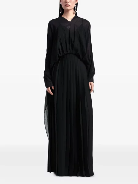 Макси рокля Maison Margiela черно