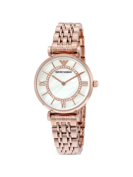 Ceas Emporio Armani clasic alb