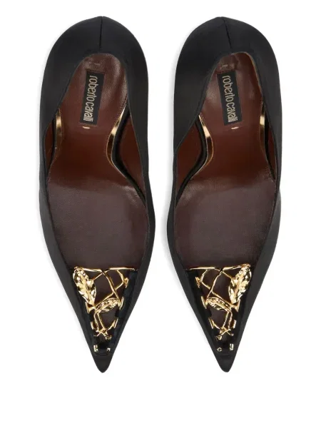 Pantofi cu toc Roberto Cavalli negru