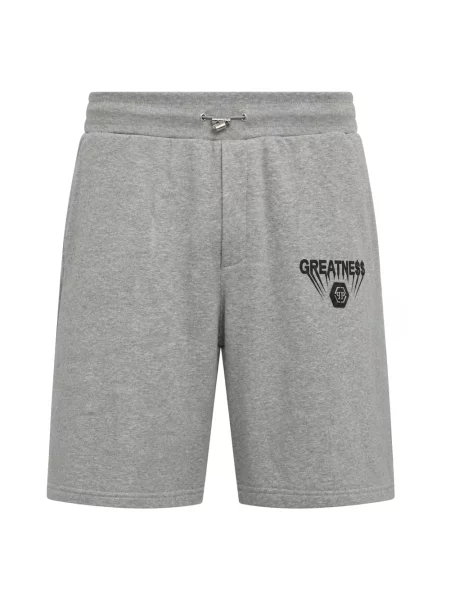 Szorty Philipp Plein polarowe szare