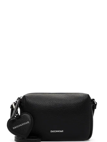 Emily & Noah Geantă de umăr Enie / argintiu negru