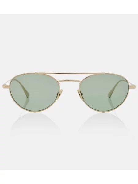 Ochelari de soare Saint Laurent auriu