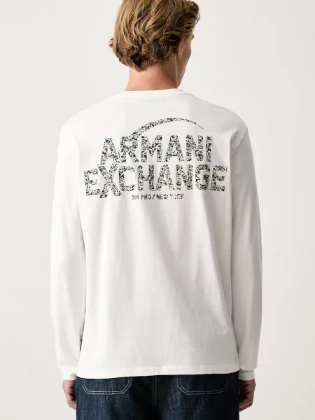 Tricou Armani Exchange alb