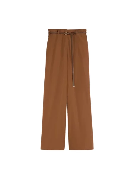Spodnie Max Mara Studio brązowe