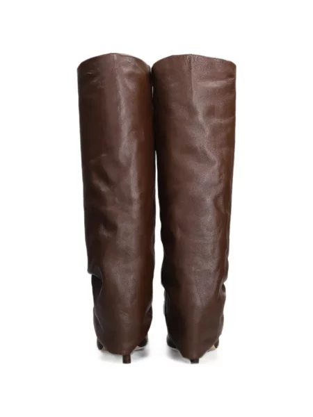 Botine The Seller din piele maro