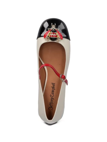 Pantofi cu toc Jeffrey Campbell alb