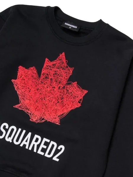 Bluza dziecięca Dsquared2 czarna