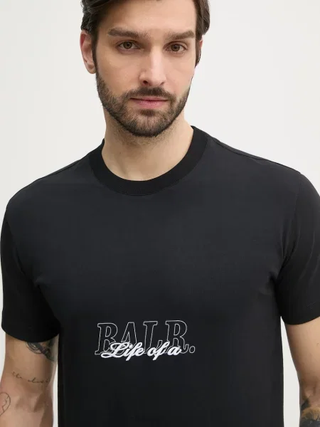 BALR. tricou din barbati cu imprimeu negru