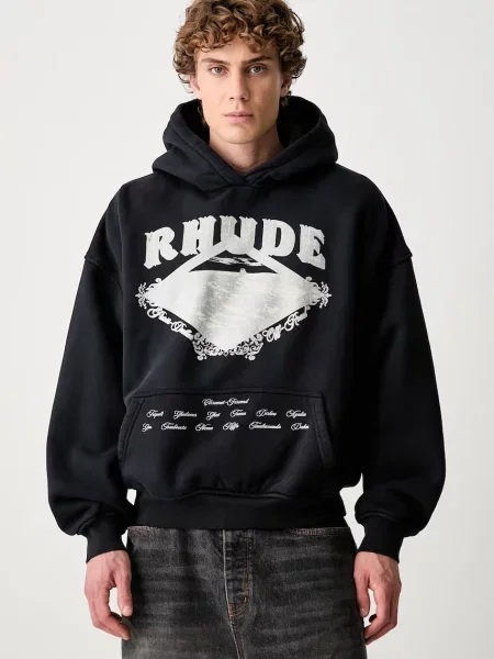 RHUDE hanorac cu glugă din pentru bărbați