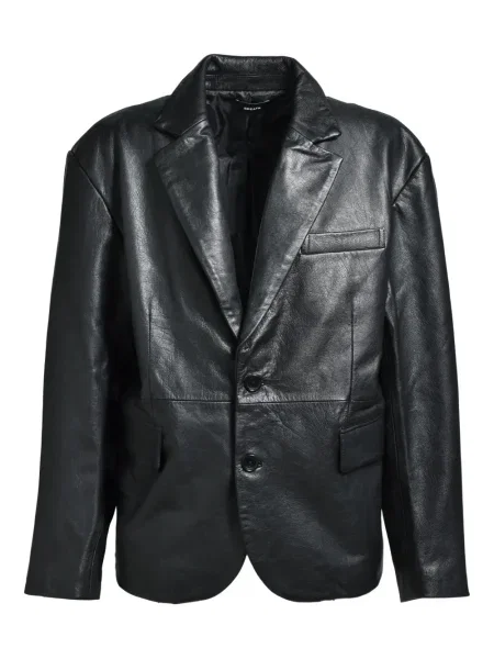 Sacou Breath din piele negru