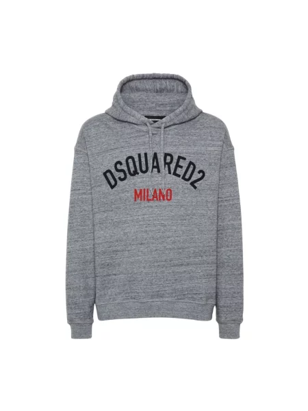 Bluzy Mężczyzna M Swetry dla Mężczyzn Dsquared2 szary
