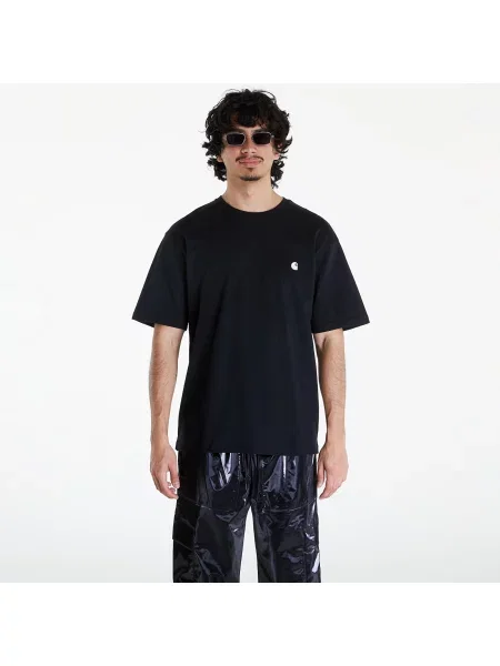 Μπλουζάκι Carhartt WIP Short Sleeve Madison T-Shirt UNISEX Black/ White S λευκό