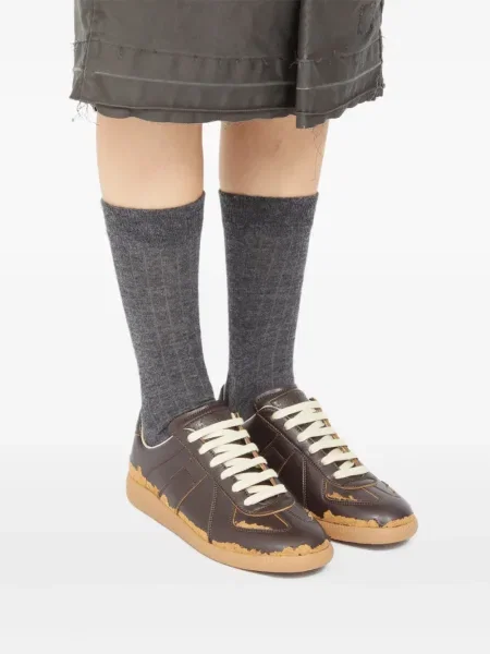 Sneakerși Maison Margiela maro