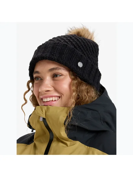 Női téli sapka ROXY Blizzard Beanie true black Blizzard fekete