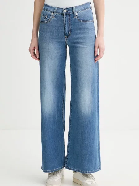 Levi's jeans HR WIDE LEG albastru