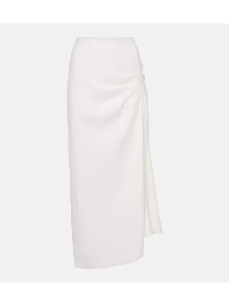 Fusta maxi Sir de in alb