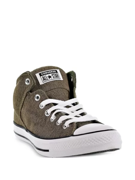Kožené retro tenisky Converse Chuck Taylor All Star s výšivkou černé