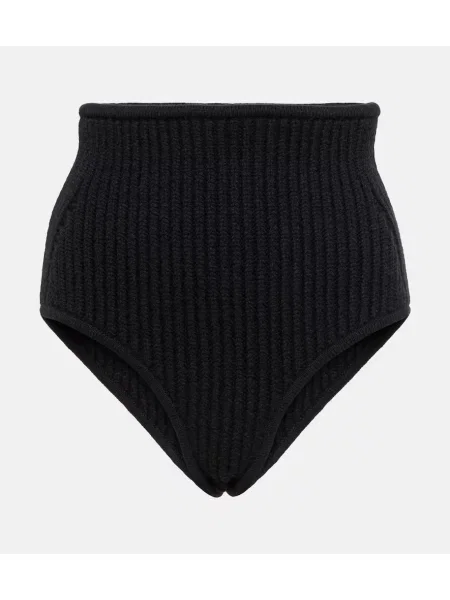 Majtki Alaã¯a wełniane czarne