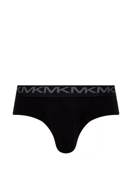 Chiloți multipac Michael Kors cu autograf negru