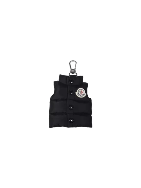 Kamizelka Moncler skórzana czarna
