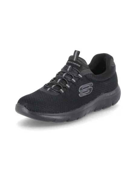 SKECHERS Niske tenisice Summits siva crna