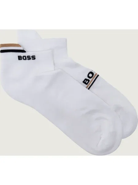 BOSS BLACK Șosete/tălpici 2P AS Iconic Loop CC alb