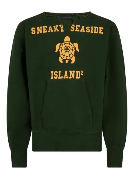Hanorac crewneck Dsquared2 verde