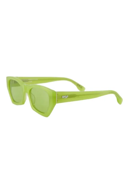 Ochelari de soare Retrosuperfuture cu imprimeu geometric verde