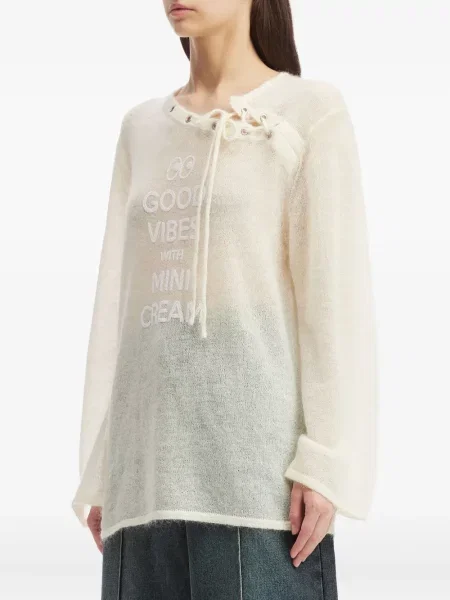 Pulover Mini Cream lung