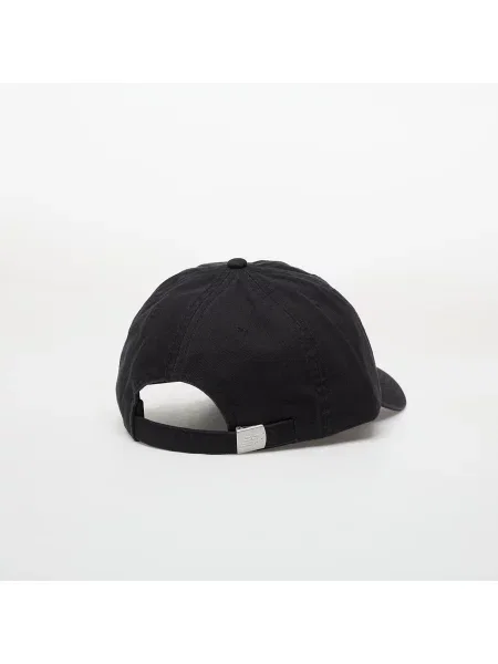 Czapka z daszkiem New Balance 6 Panel Chain Stitch Logo czysty czarny