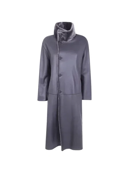 Reversibil palton de blană Giorgio Armani cu blană maro