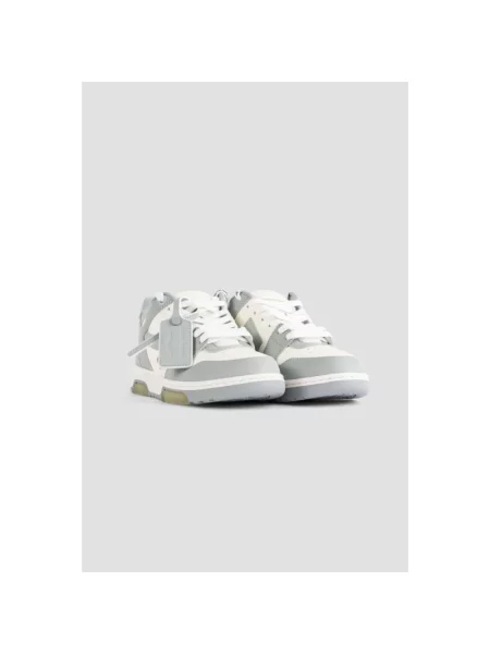 Sneakersy Off-white skórzane z logo białe