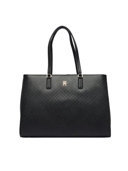 Tommy Hilfiger Geantă shopper TH DAILY negru