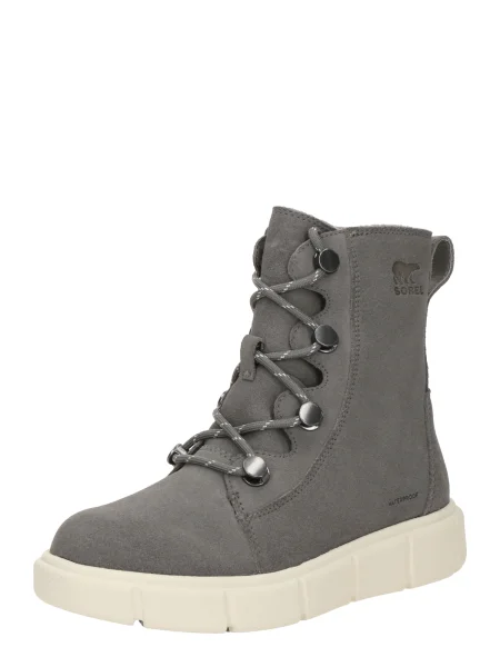 SOREL Šněrovací kozačky SOREL EXPLORER III JOAN tmavě šedá