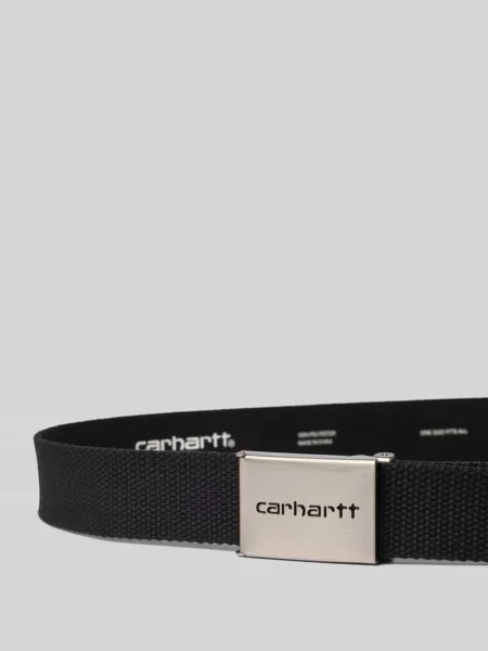 Pasek Carhartt Work In Progress z paskiem casual czarny