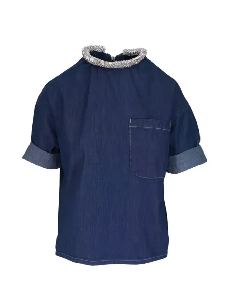 С яка блуза Twp синьо