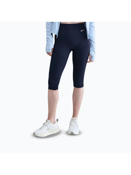 Magas derekú nadrág Nike fehér