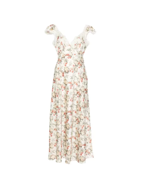 Rochie midi Dôen cu model floral cu imagine din dantelă