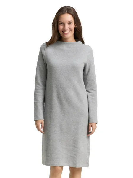 TOM TAILOR Rochie tricotat amestecat gri