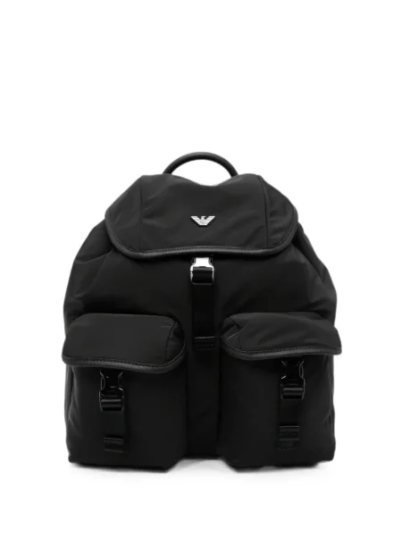 Rucsac Emporio Armani cu autograf negru