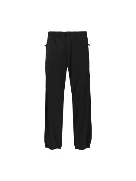 Spodnie dresowe Stone Island polarowe z kamieniami czarne