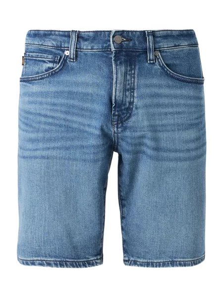BOSS Jeans kratke hlače Re.Maine Modra bela
