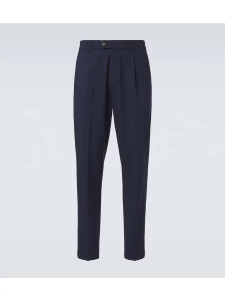 Pantaloni Eleventy de lână albastru