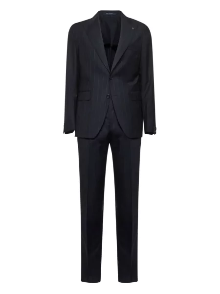 Costum Tagliatore cu dungi de costum albastru